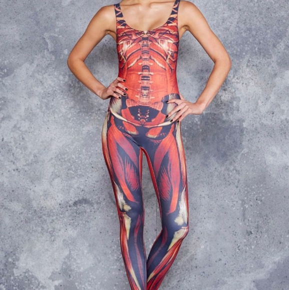 Blackmilk Muscle Catsuit SM - Picture 1 of 3